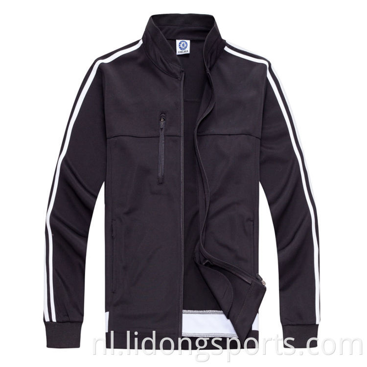 Fashion Men Outdoor Track Jacket Polyester Sport voetbaljack/nieuwste design jas jas voor mannen